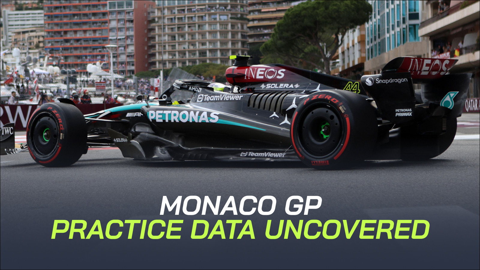 Lewis Hamilton in Monaco Practice