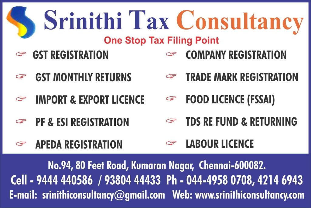 Srinithi Tax Consultancy