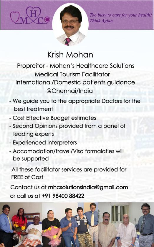 Mohan's HealthCare Solutions - Medical Tourism