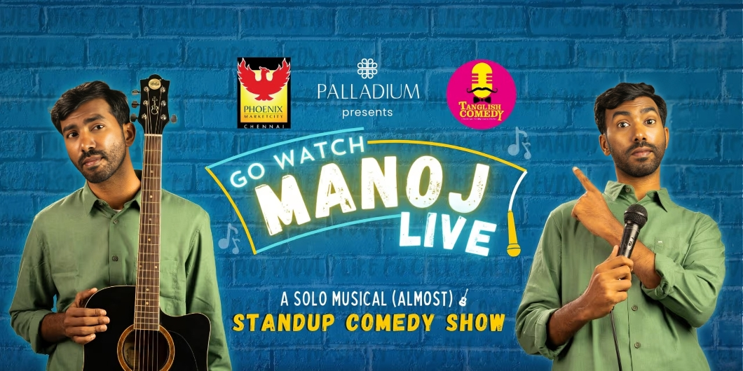 Go Watch Manoj LIVE - Standup Comedy Show in Chennai | August 25, 2024