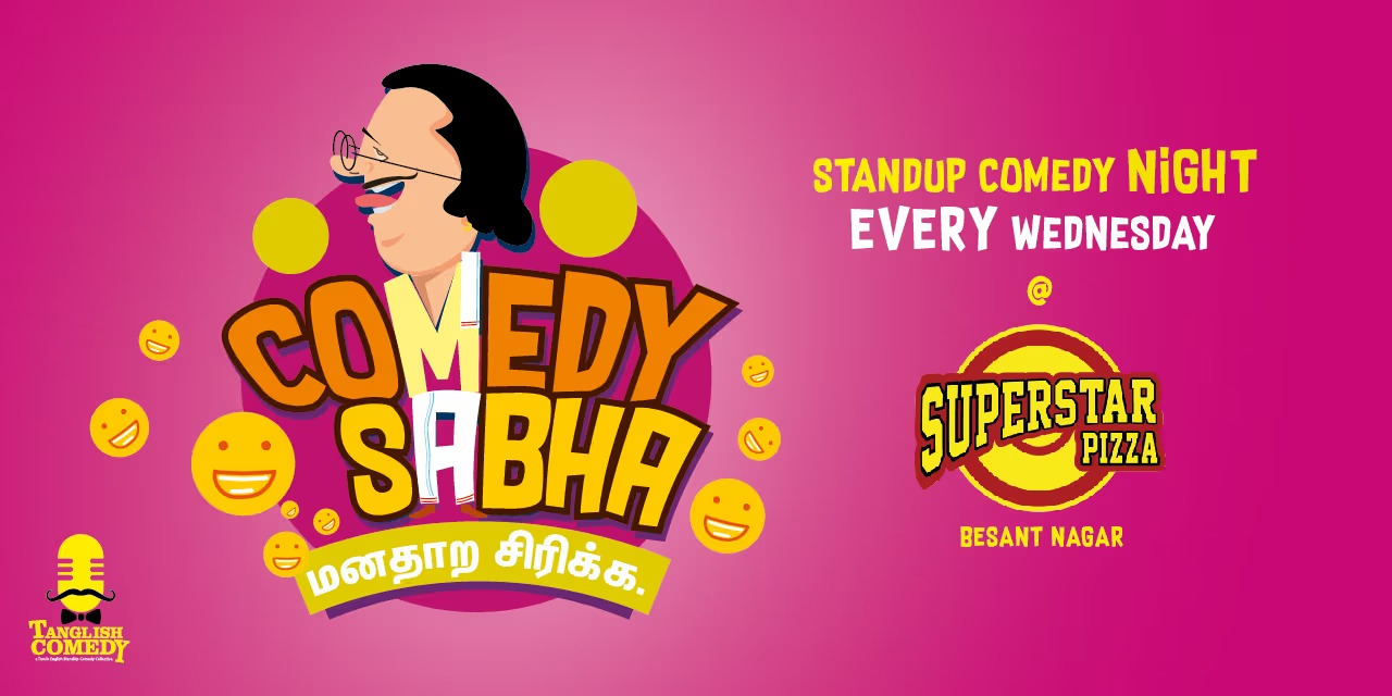 Comedy Sabha: A Laugh-Filled Escape in Chennai - Affordable Stand-Up Comedy Show