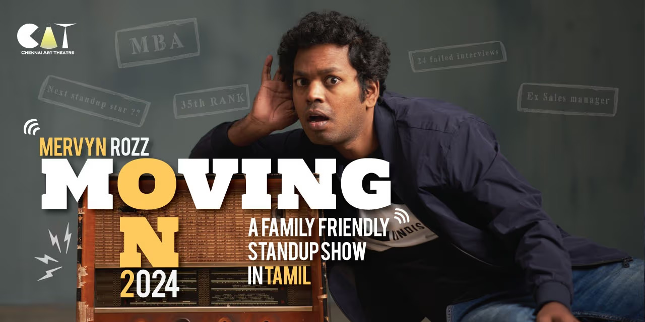 Moving On: Mervyn Rozz Live Standup Comedy Show on August 15, 2024 – Book Your Tickets!