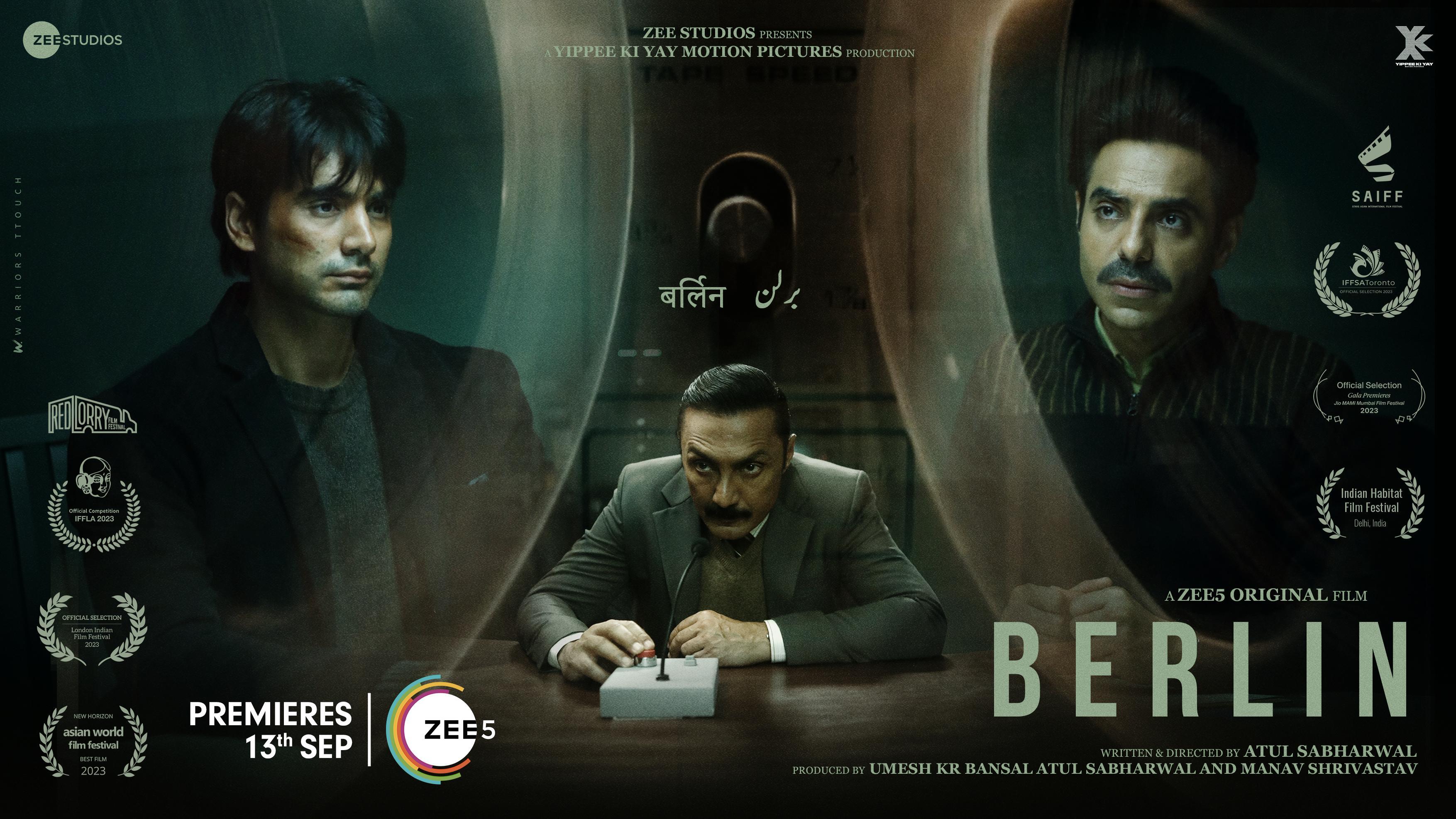 Berlin (2024) – Intense Espionage Drama Starring Aparshakti Khurana Streaming on ZEE5