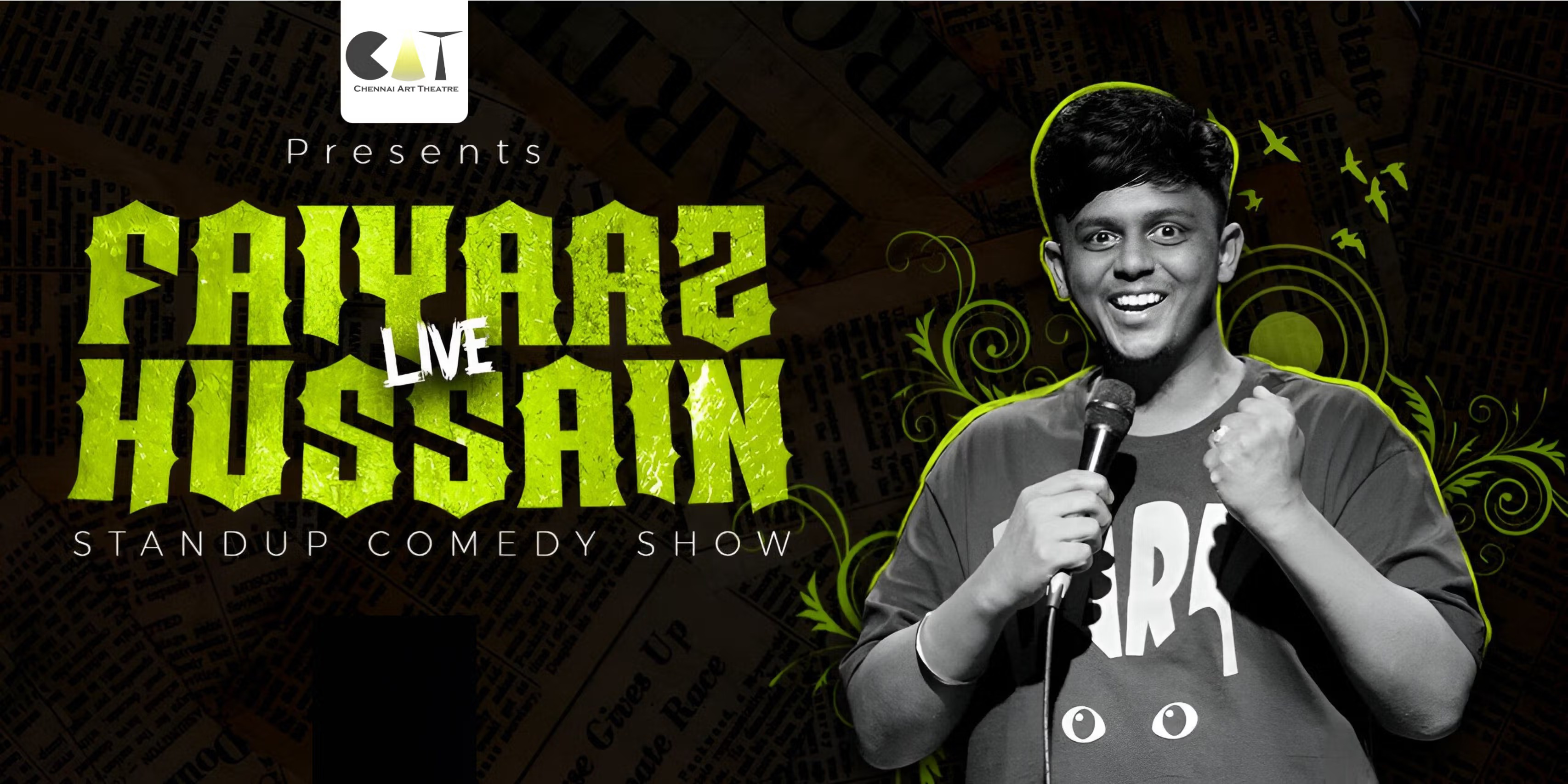 Faiyaaz Hussain Live: Tamil Stand-up Comedy Show | Multiple Venues | Nov 2024