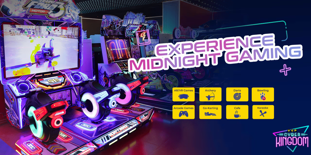 VGP Cyber Kingdom: Chennai’s Premier Arcade Gaming Destination – Book Tickets Now!