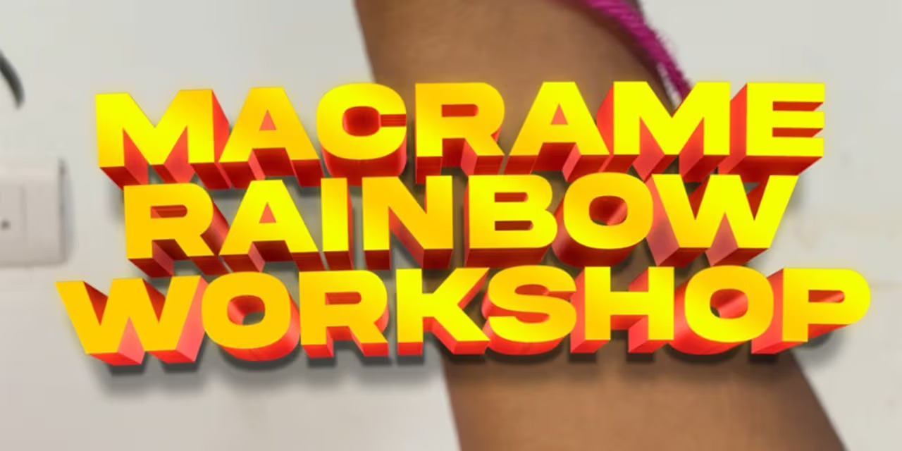 Macrame Rainbow Art Workshop – Unleash Your Creativity!