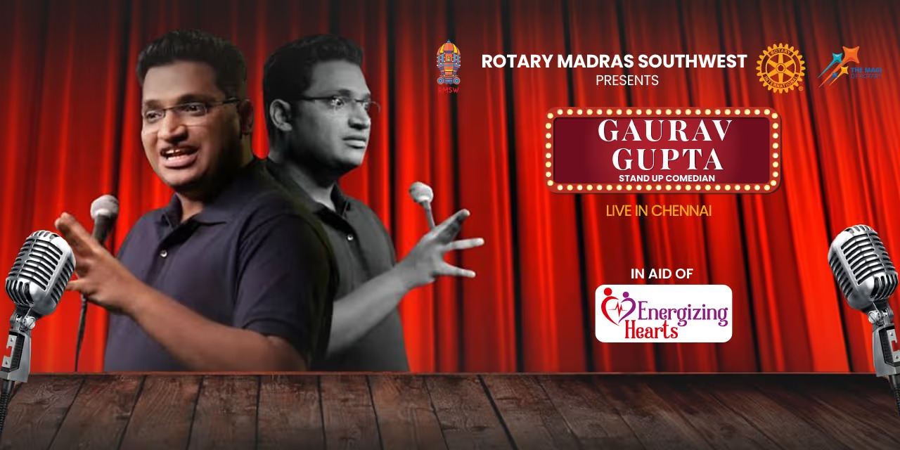 "Stand-Up Comedy with Gaurav Gupta in Chennai – Market Down Hai