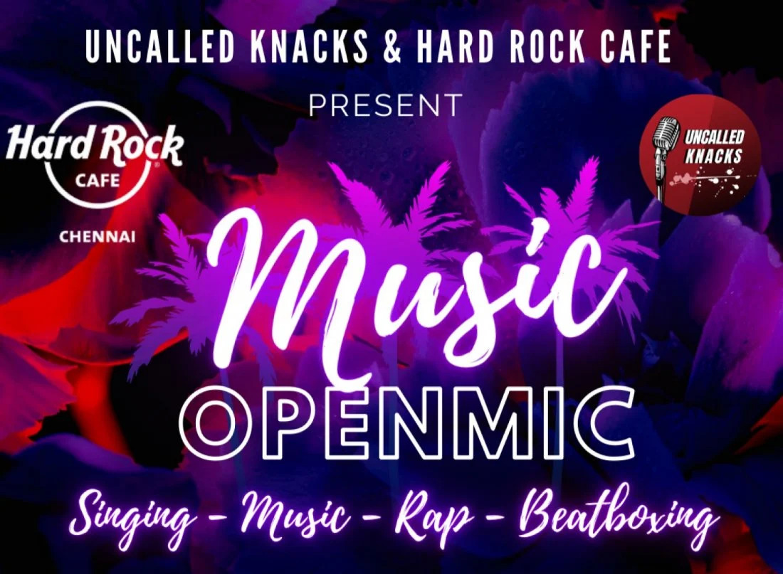 Music Openmic #Party by Uncalled Knacks at Hard Rock Cafe Chennai