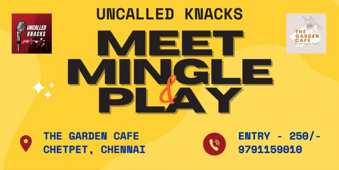 Meet, Mingle & Play at The Garden Café – Fun Games and New Friends