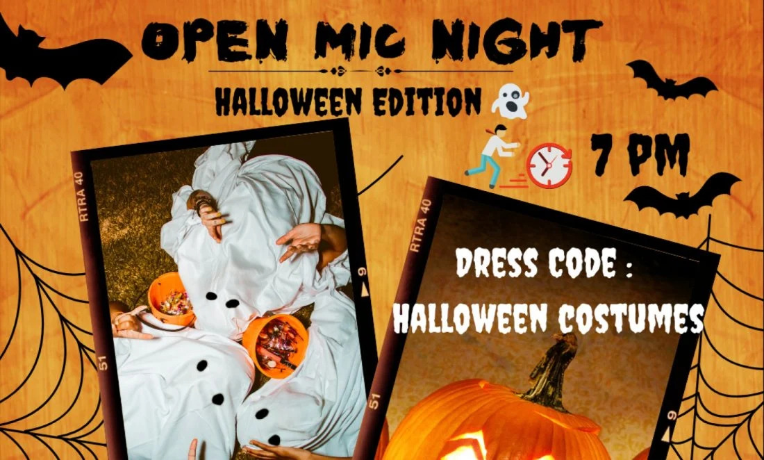 Halloween Themed Open Mic Night at The Garden Cafe, Chennai