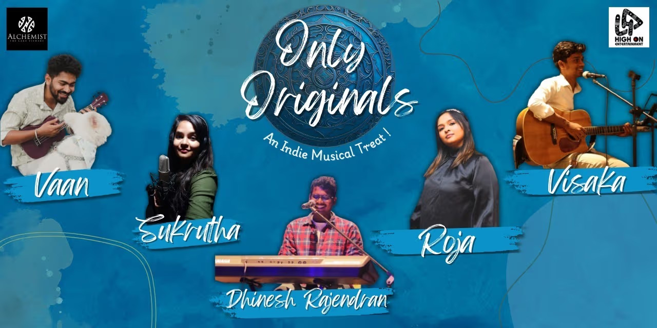 Only Originals - Indie Musical Treat in Chennai | Nov 23, 2024 at Alchemist Lake Viewery