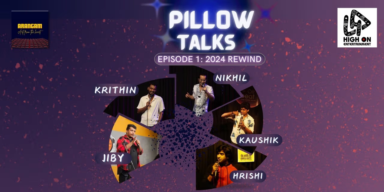 Pillow Talks Live Panel Show | Comedy in Chennai | Dec 1, 2024