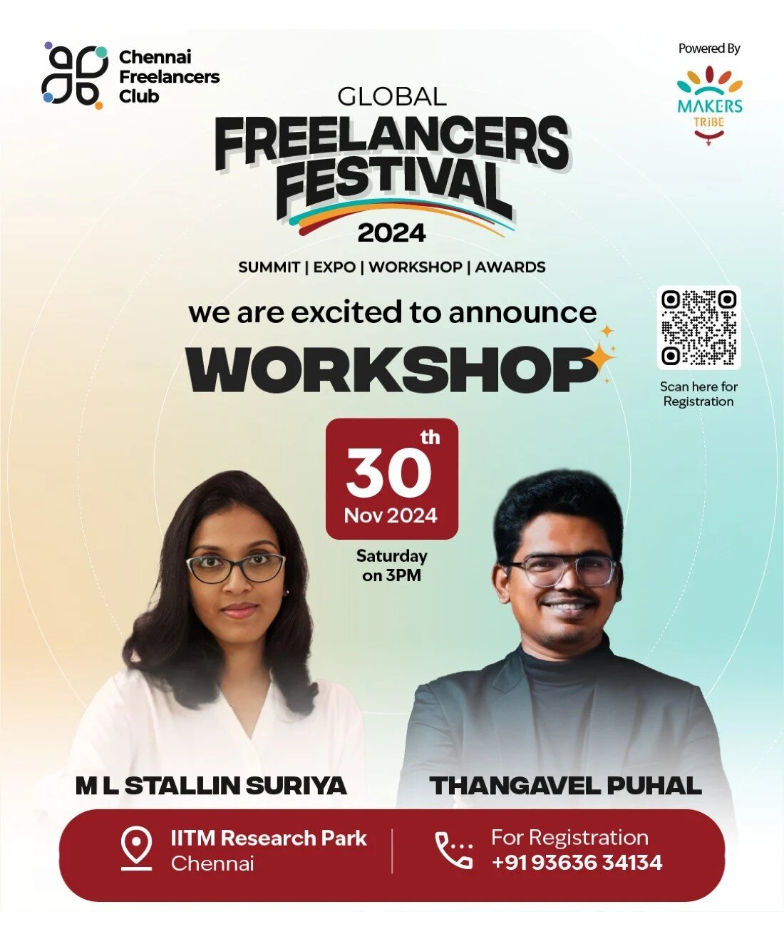 GFF2024 - Freelancing to Entrepreneurship Workshop in Chennai – Nov 30, 2024