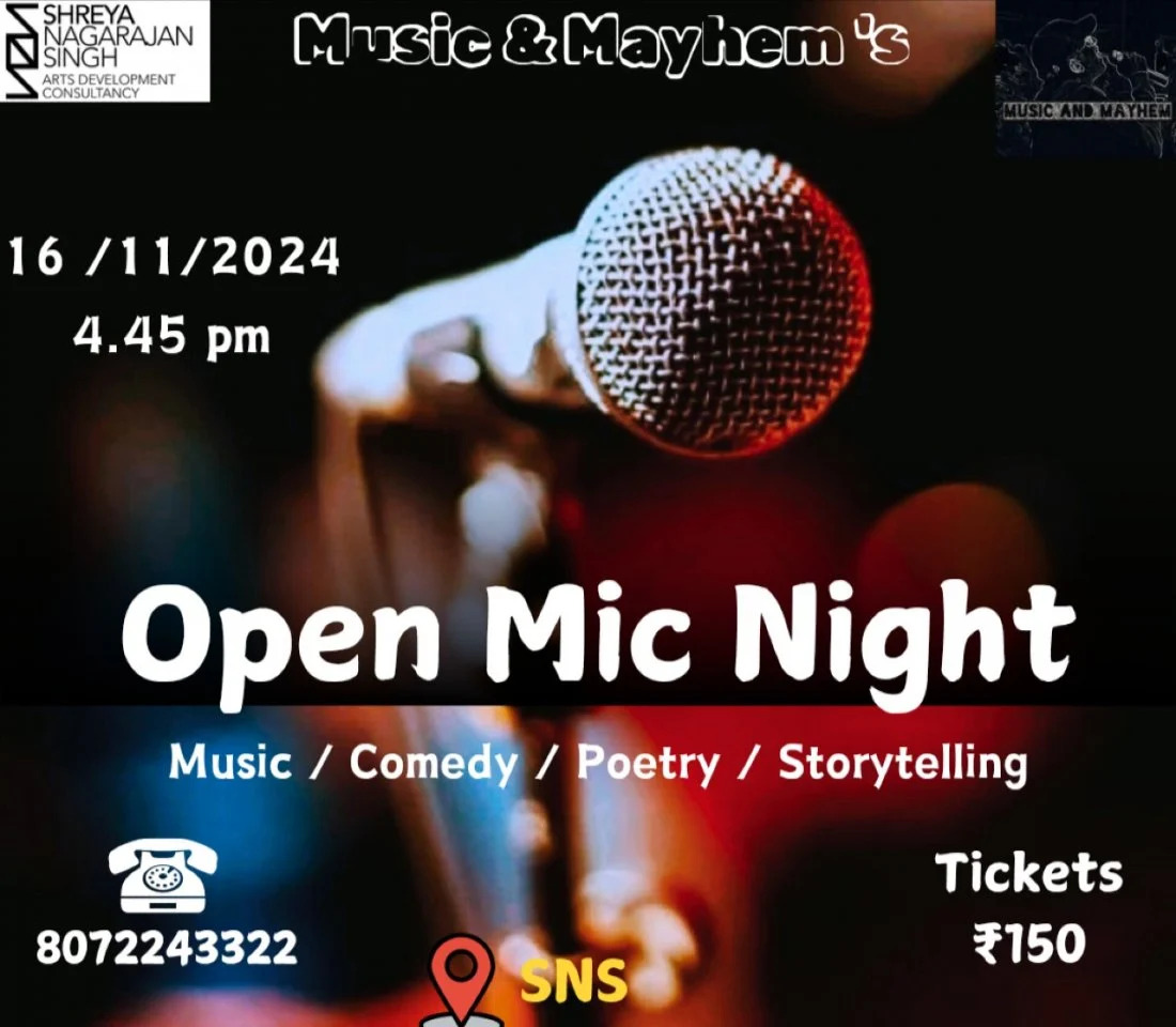 Open Mic Night in Chennai - Showcase Your Creativity