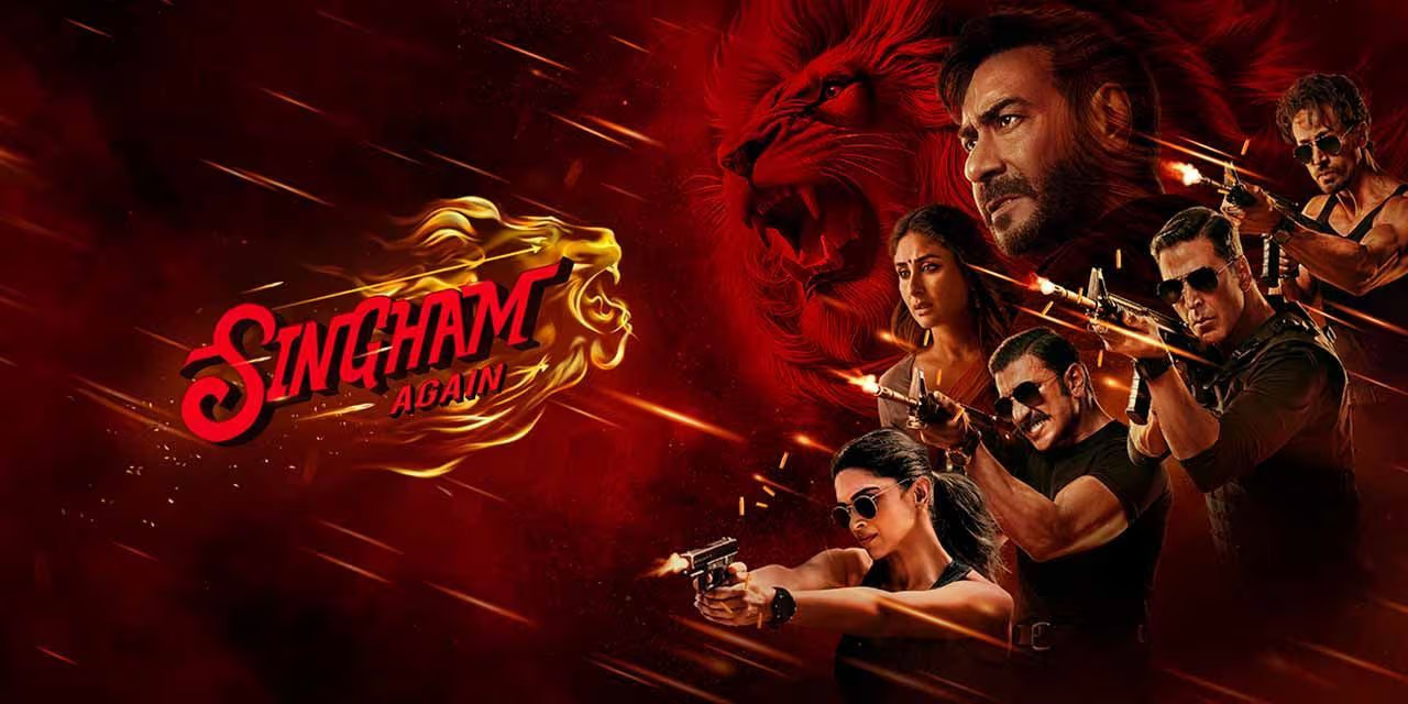 Singham Again (2024): Ajay Devgn in Shetty’s Cop Universe, Streaming on Prime Video from Dec 27