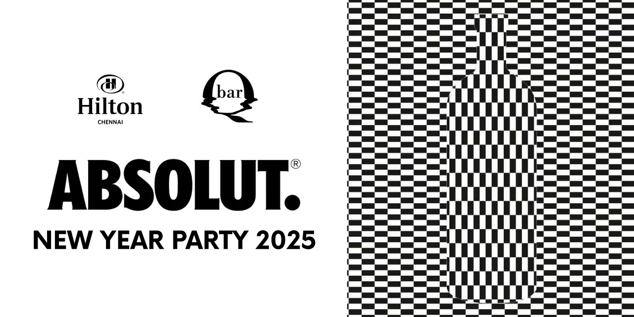 ABSOLUT New Year Party 2025 – Dec 31, 2024, Q Bar Hilton, Chennai