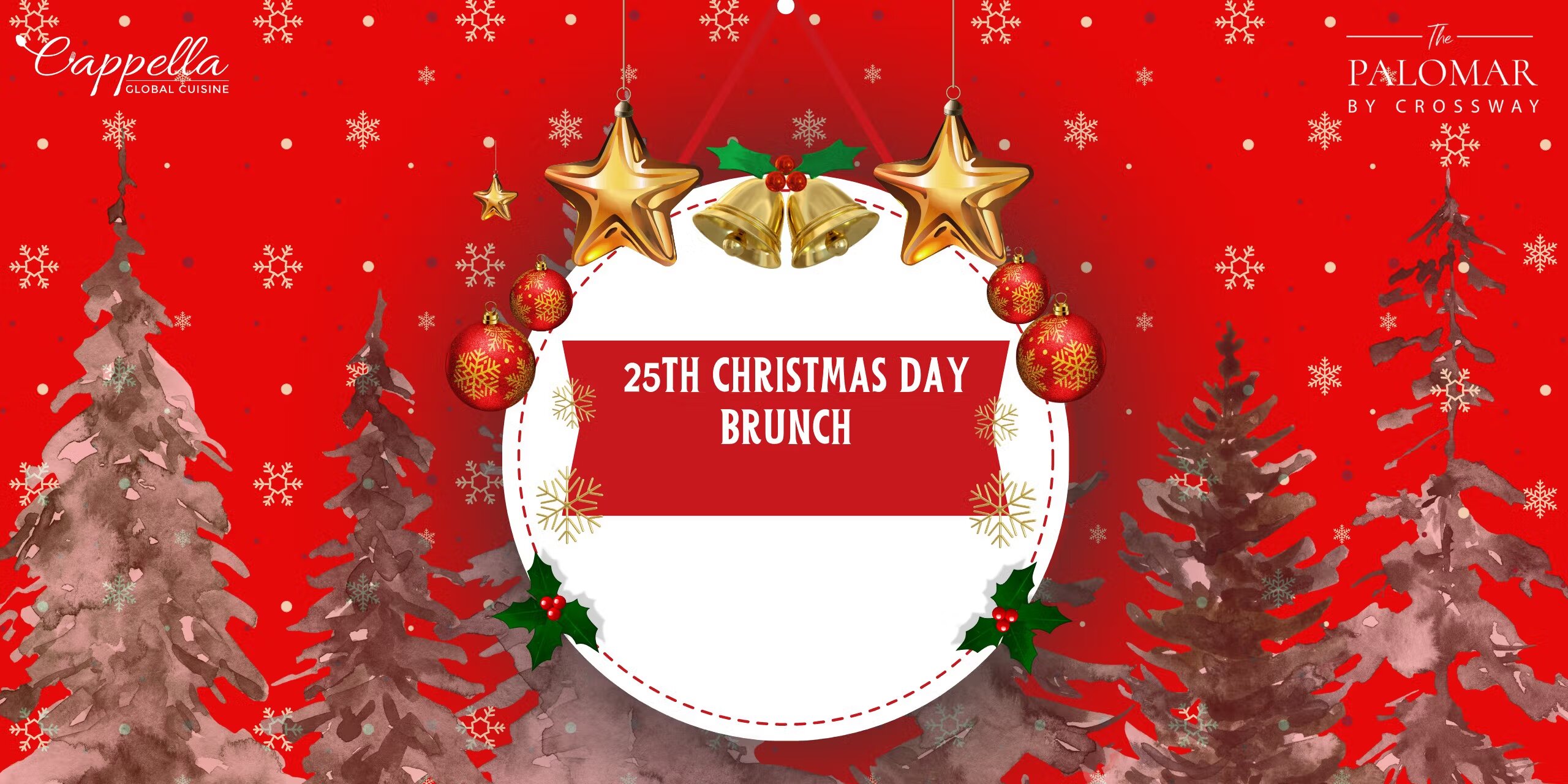 Christmas Day Brunch: Dec 25, 2024, The Palomar by Crossway, Chennai