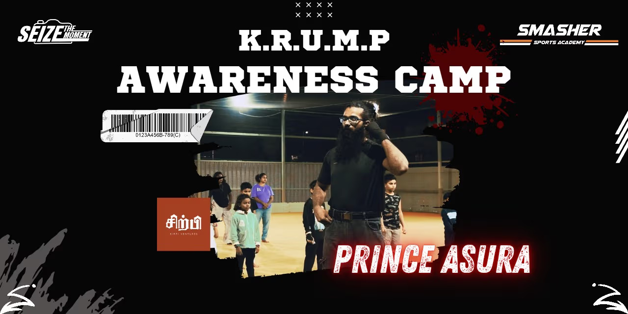 Krump Awareness Workshop, Jan 4, 2025, Smasher 2.0, Chennai