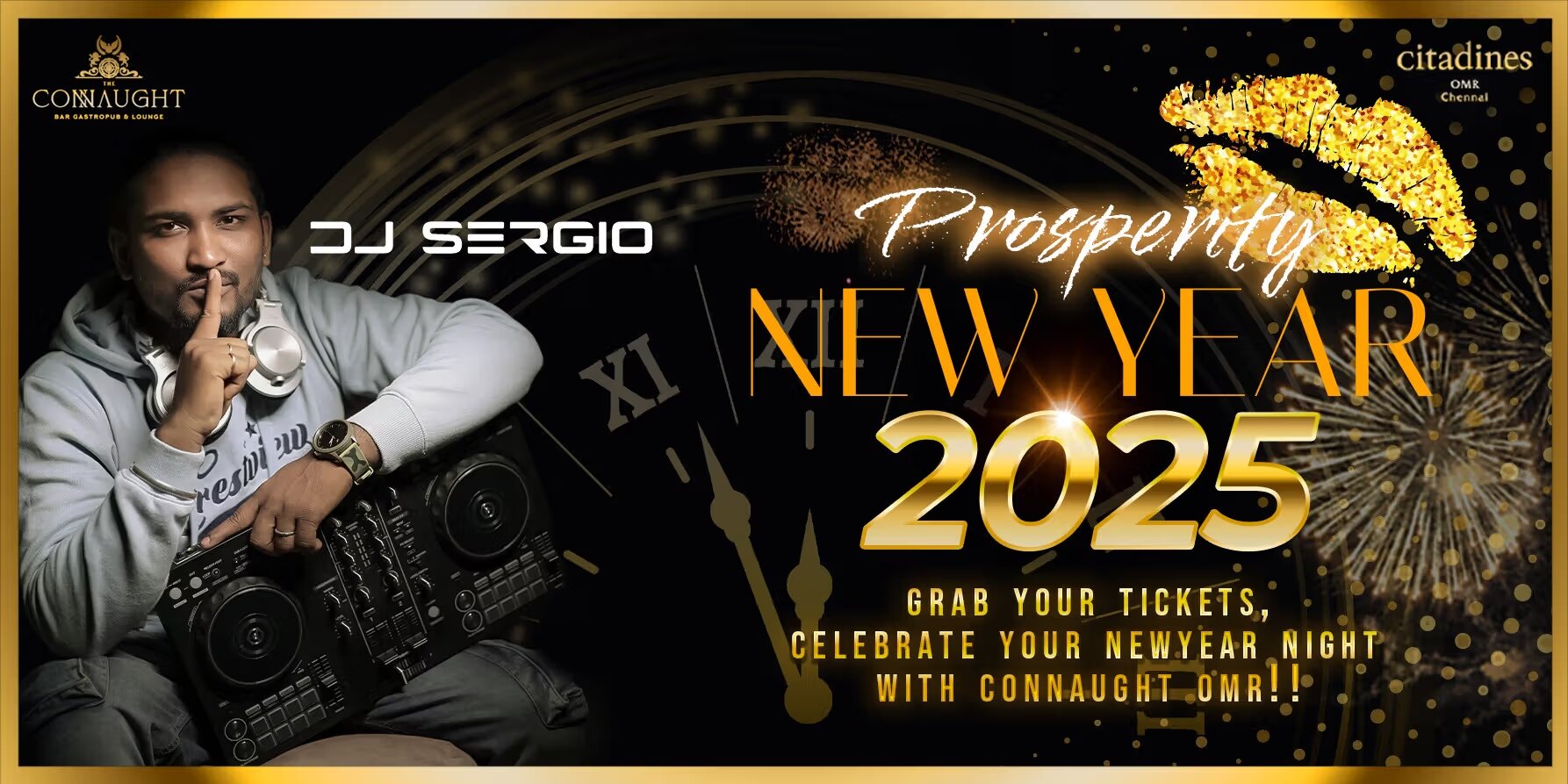 New Year 2025 at The Connaught, Citadines OMR, Chennai | Dec 31, 2024