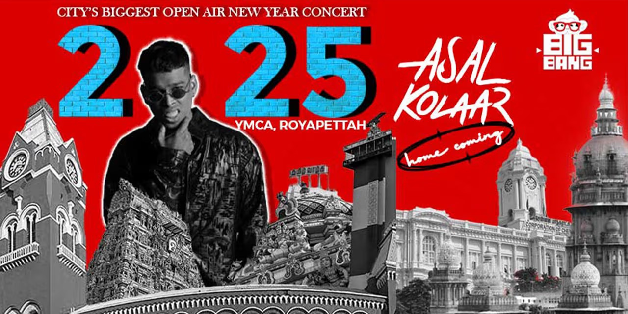 CARNIVAL NYE 2025: ASAL KOLAR Live in Chennai – Dec 31, 2024, YMCA