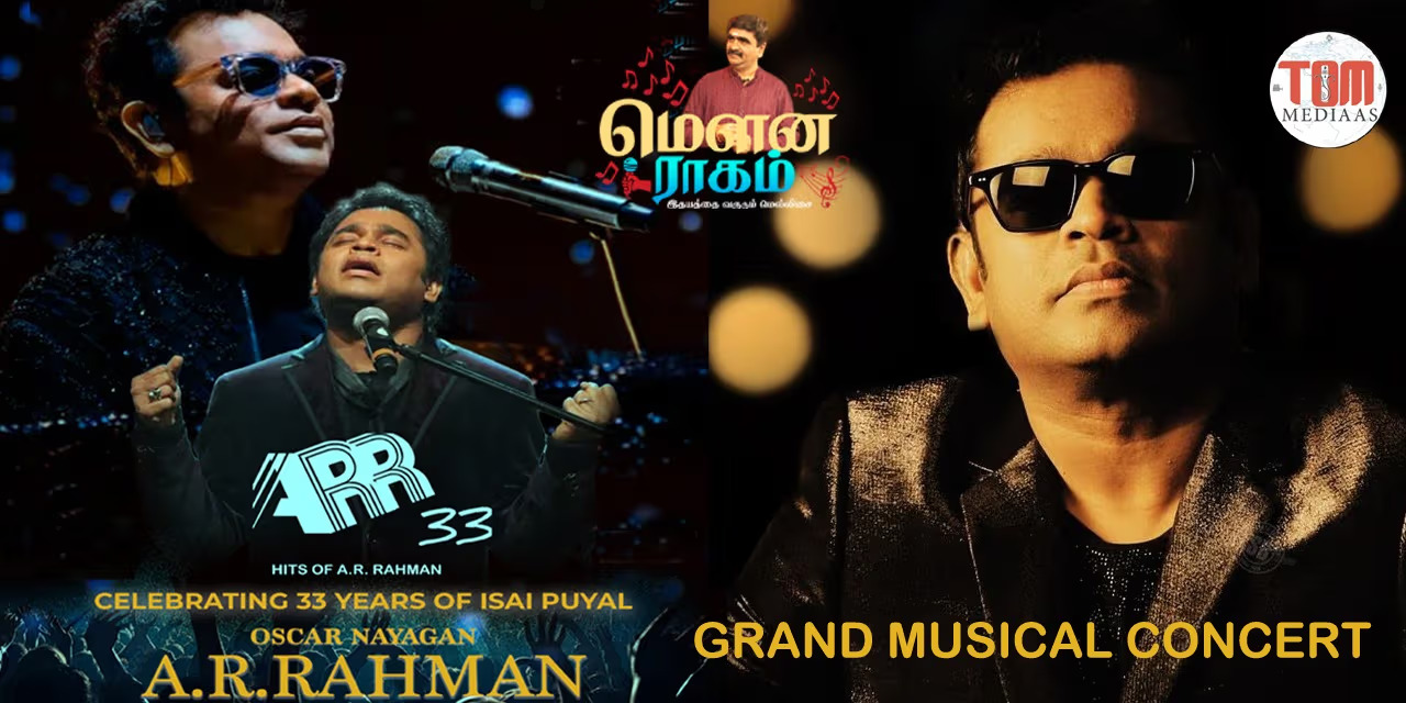 A.R. Rahman 33rd Year Concert on January 25, 2025, in Chennai