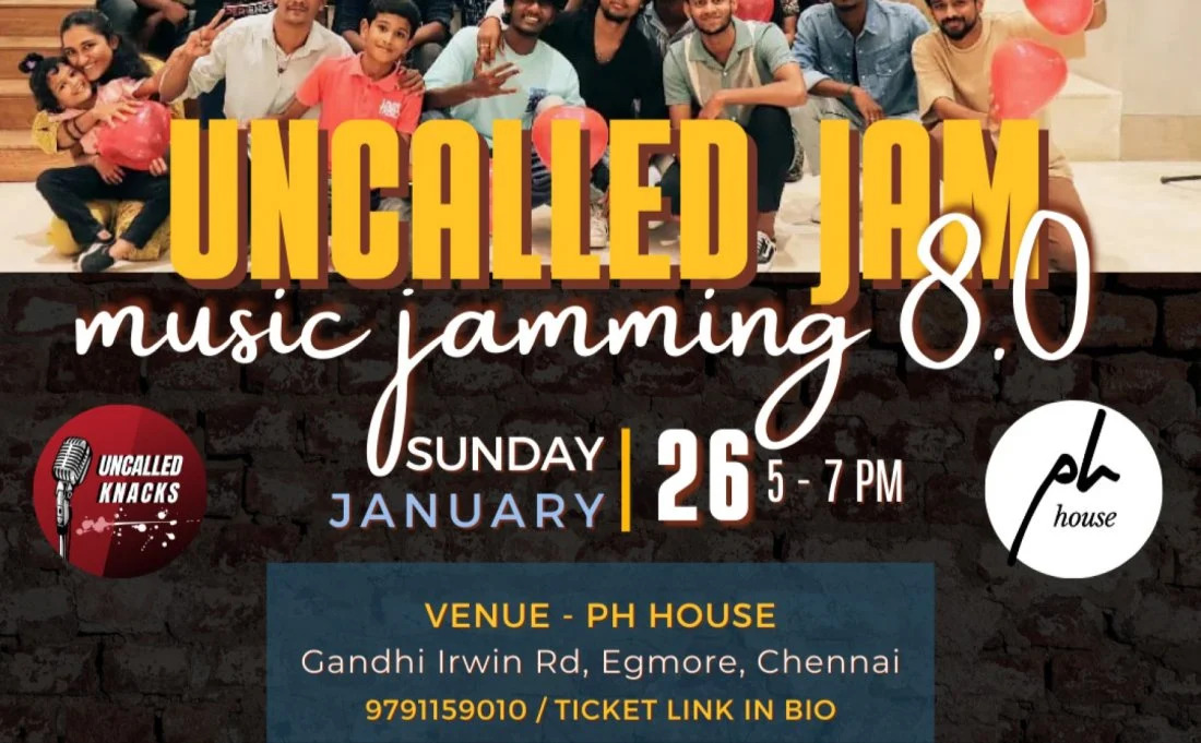 Uncalled Jam 8.0 - Musical Jamming | Jan 26, 2025 | Chennai