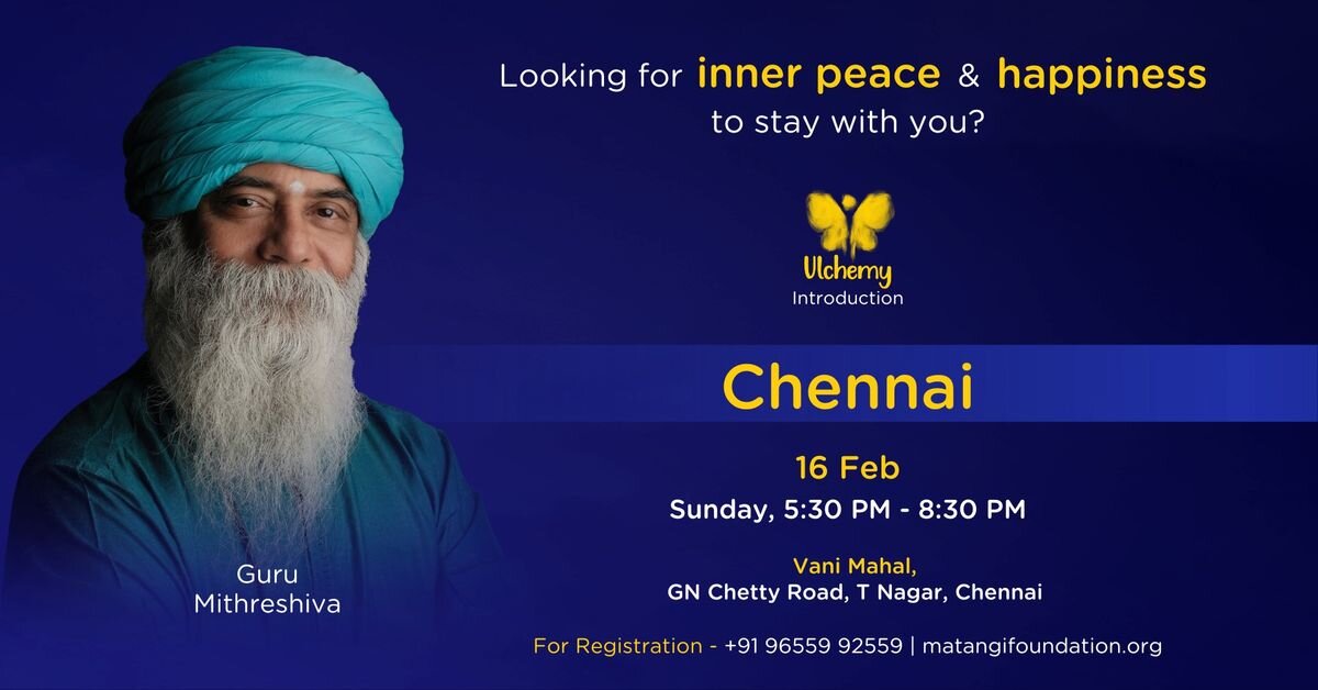 Ulchemy Introductory Program – Cosmic Laws & Health Tips | Feb 16, 2025, Chennai