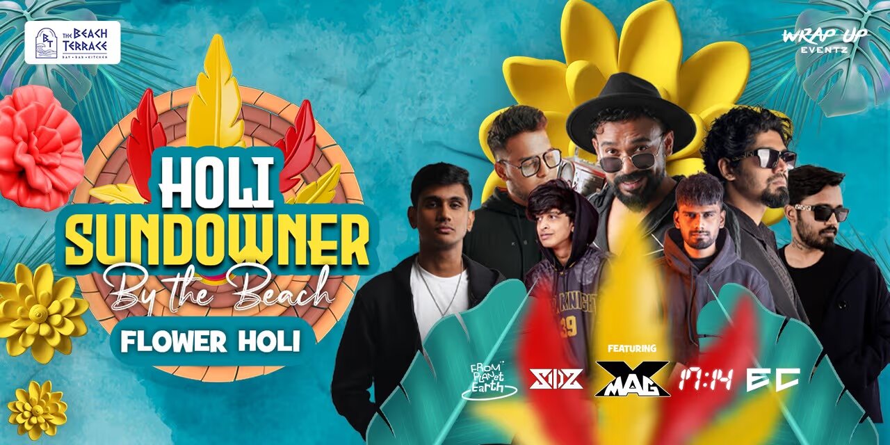 Holi Sundowner – The Beach Terrace, Chennai | 15 Mar 2025