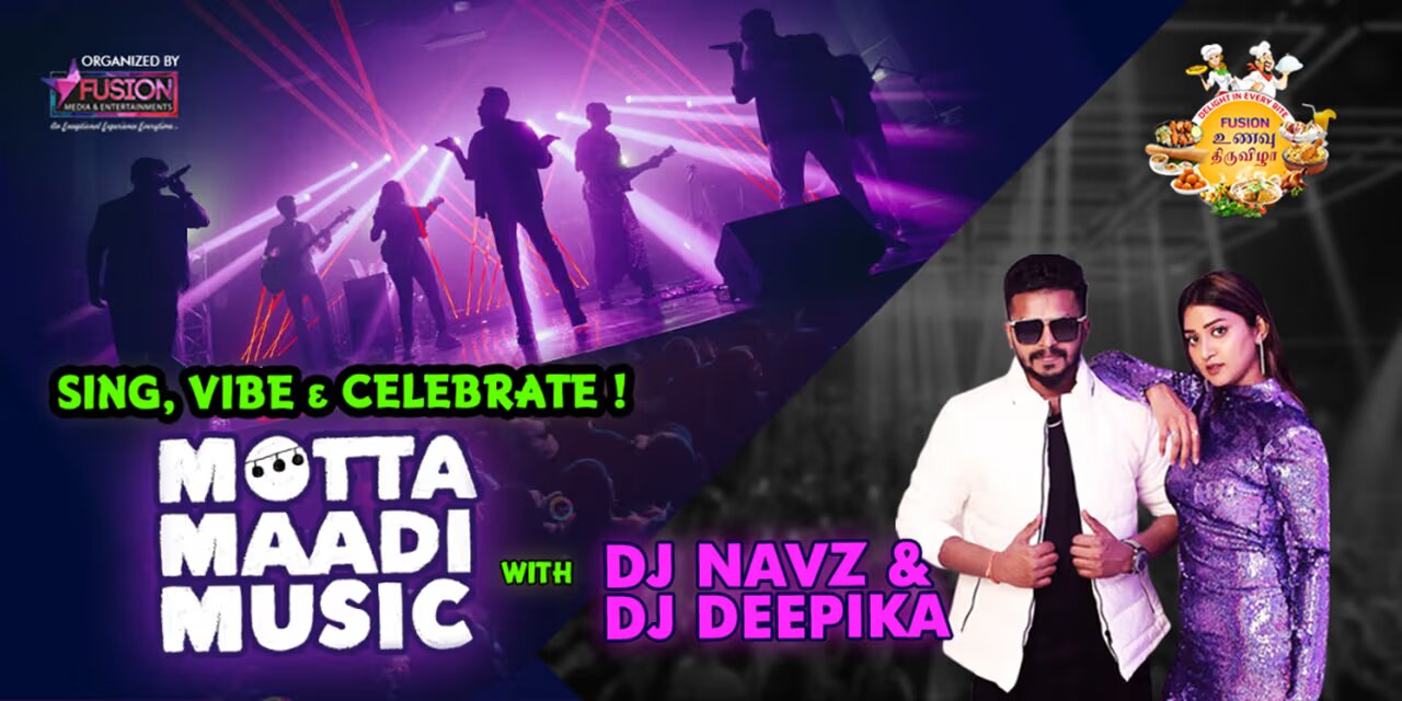 Motta Maadi Music – Fusion Concert (09 Mar 2025, Chennai)