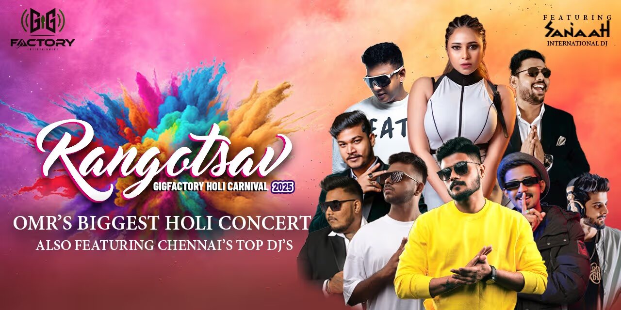 Rangotsav: Holi Carnival @ OMR-Kailash, Chennai (15 Mar 2025)